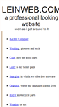 Mobile Screenshot of leinweb.com